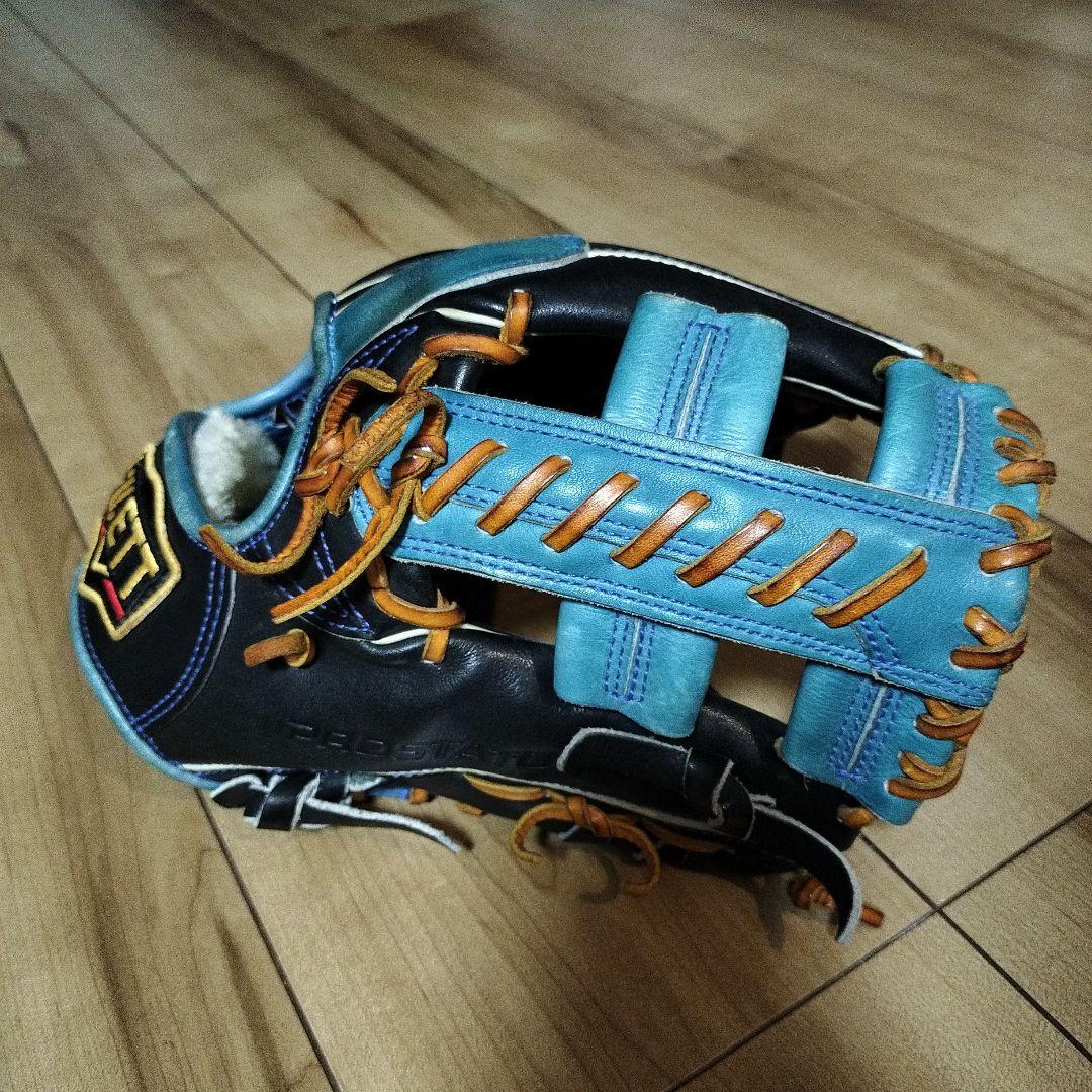 ＺＥTＴ 軟式グローブ 黒/青