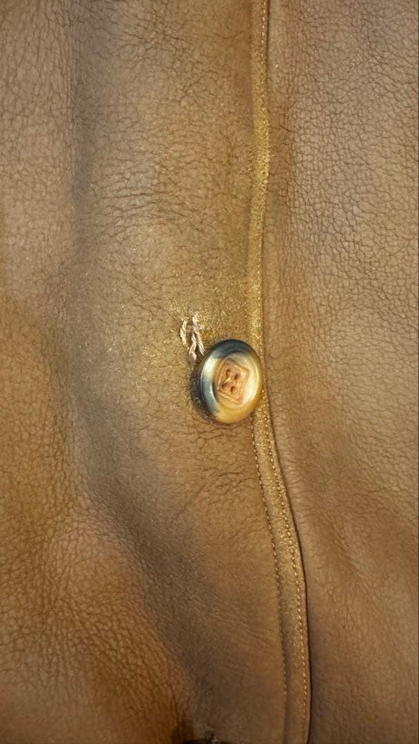 ミリタリア購入イタリア製レザームートンジャケット ジルサンダーグラフペーパー