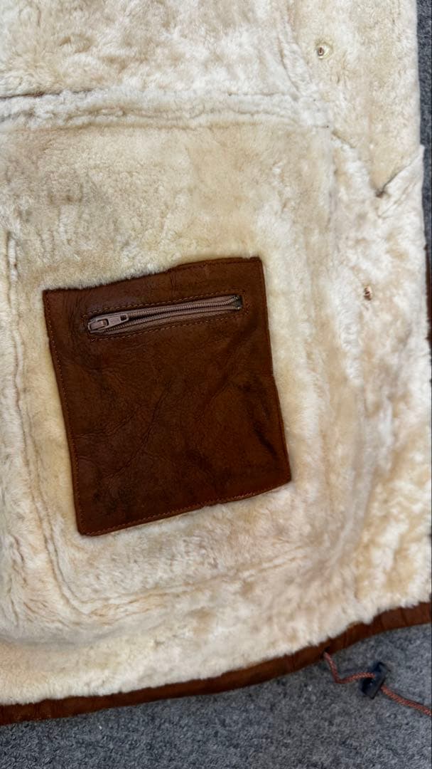 ミリタリア購入イタリア製レザームートンジャケット ジルサンダーグラフペーパー