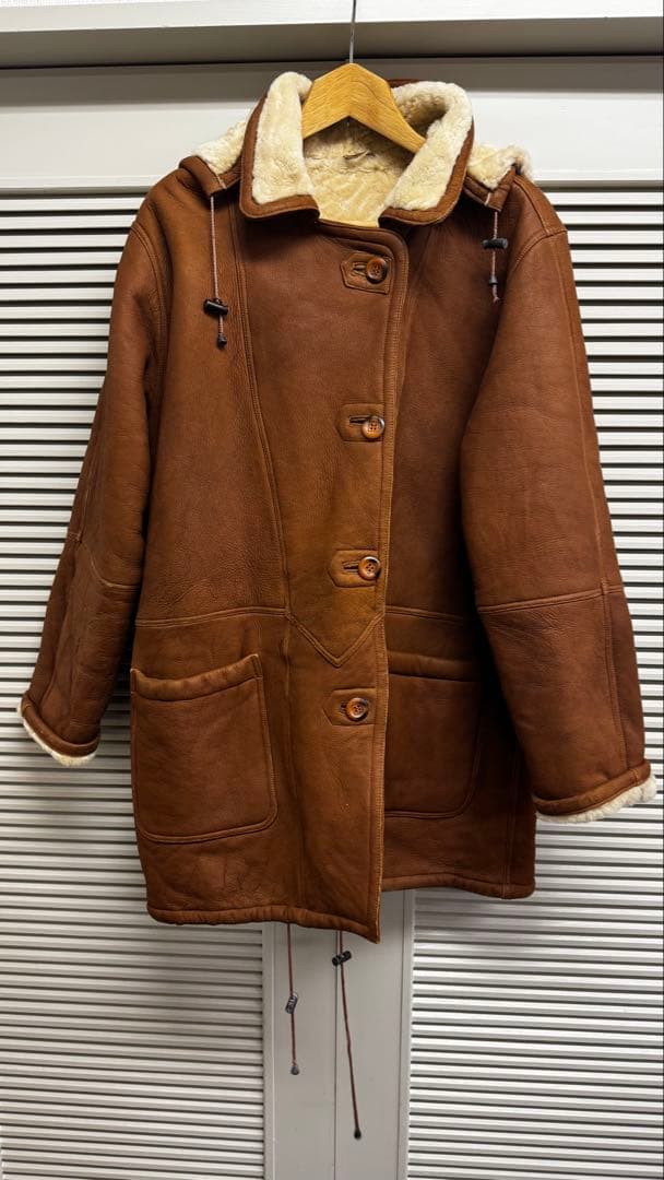 ミリタリア購入イタリア製レザームートンジャケット ジルサンダーグラフペーパー