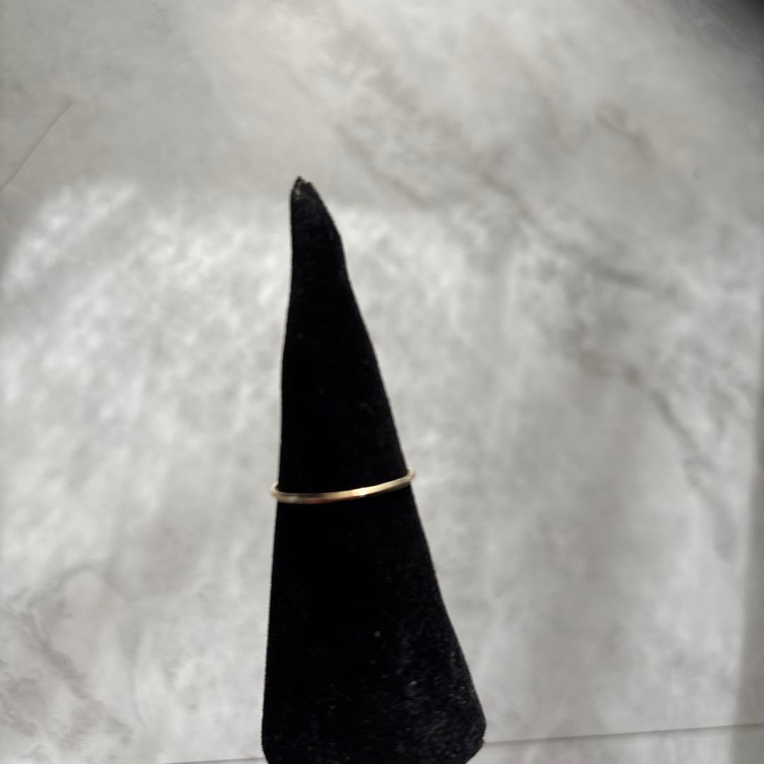 K18リング　9号　日本製 ゴールドリング