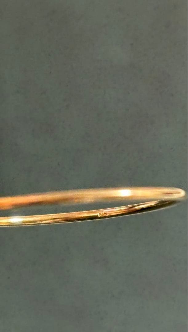 K18リング　9号　日本製 ゴールドリング