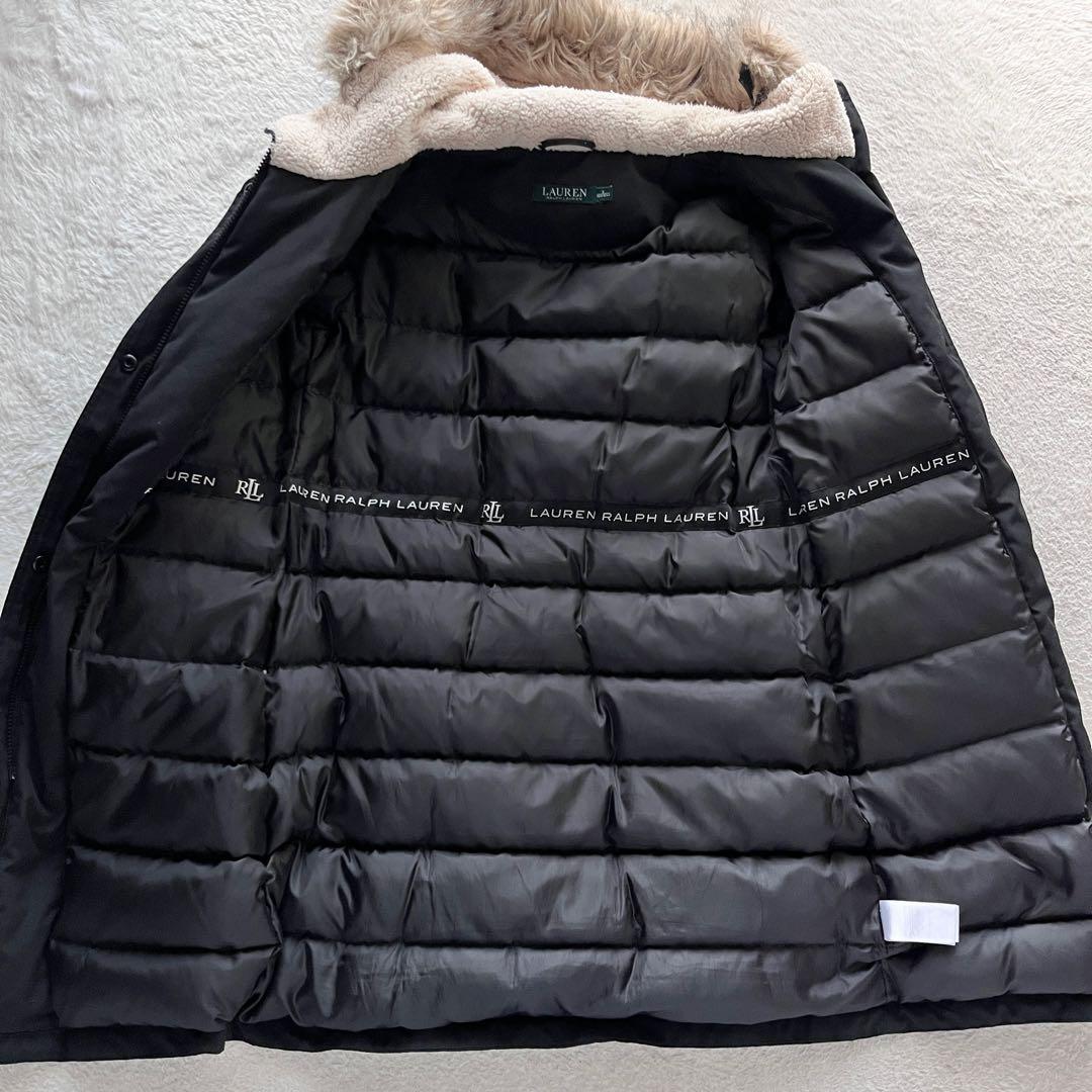 RALPH LAUREN ラルフローレン ファー フーデッド ダウンコート