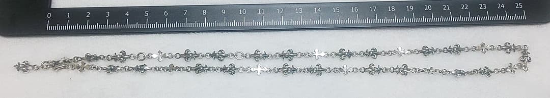 C*y様 最終価格!Patrick Cox ネックレス ユリとクロス 925 ブ