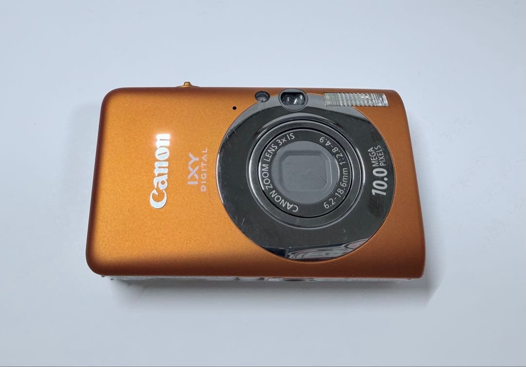 Canon IXY DIGITAL 110 IS コンパクトデジカメ オレンジ