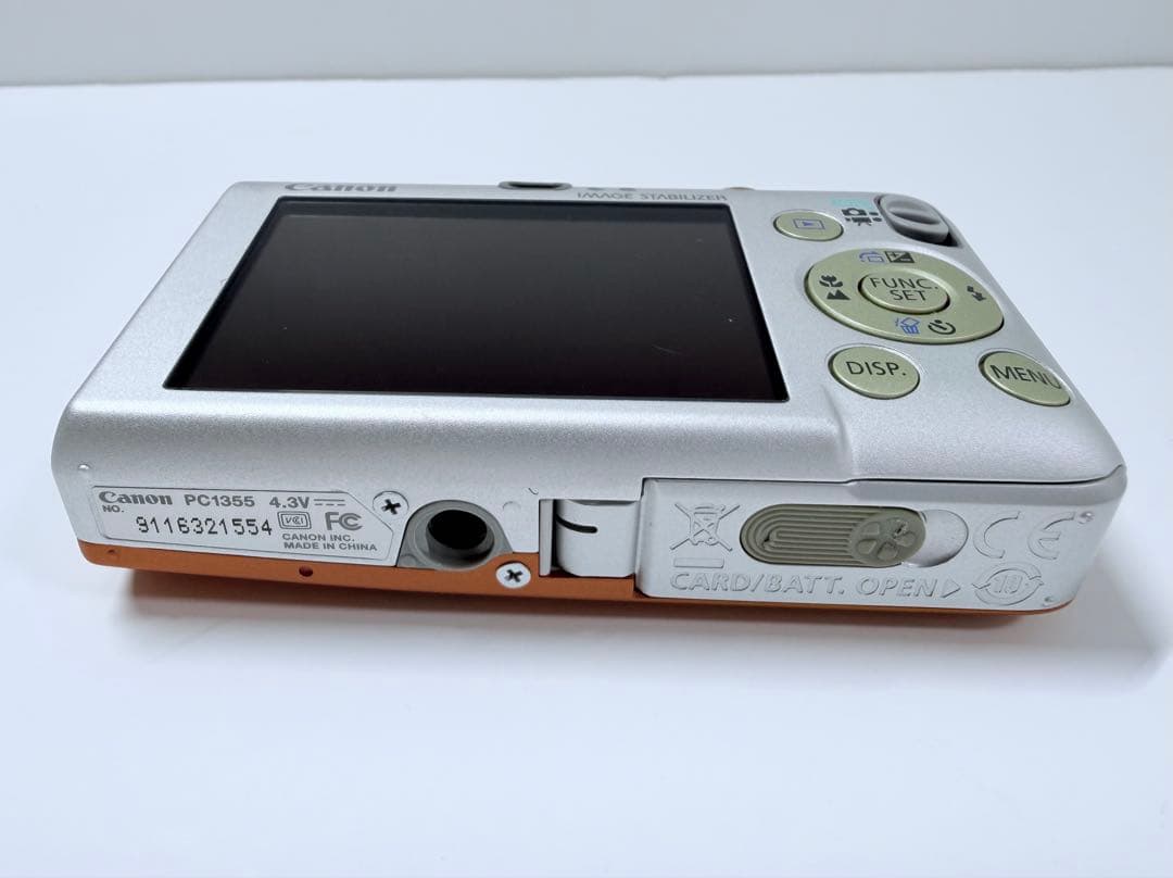 Canon IXY DIGITAL 110 IS コンパクトデジカメ オレンジ