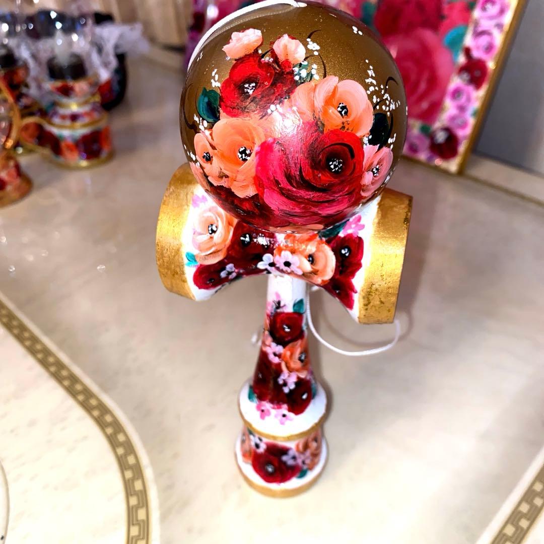 お持ち込み8点　薔薇　手描き　トールペイント