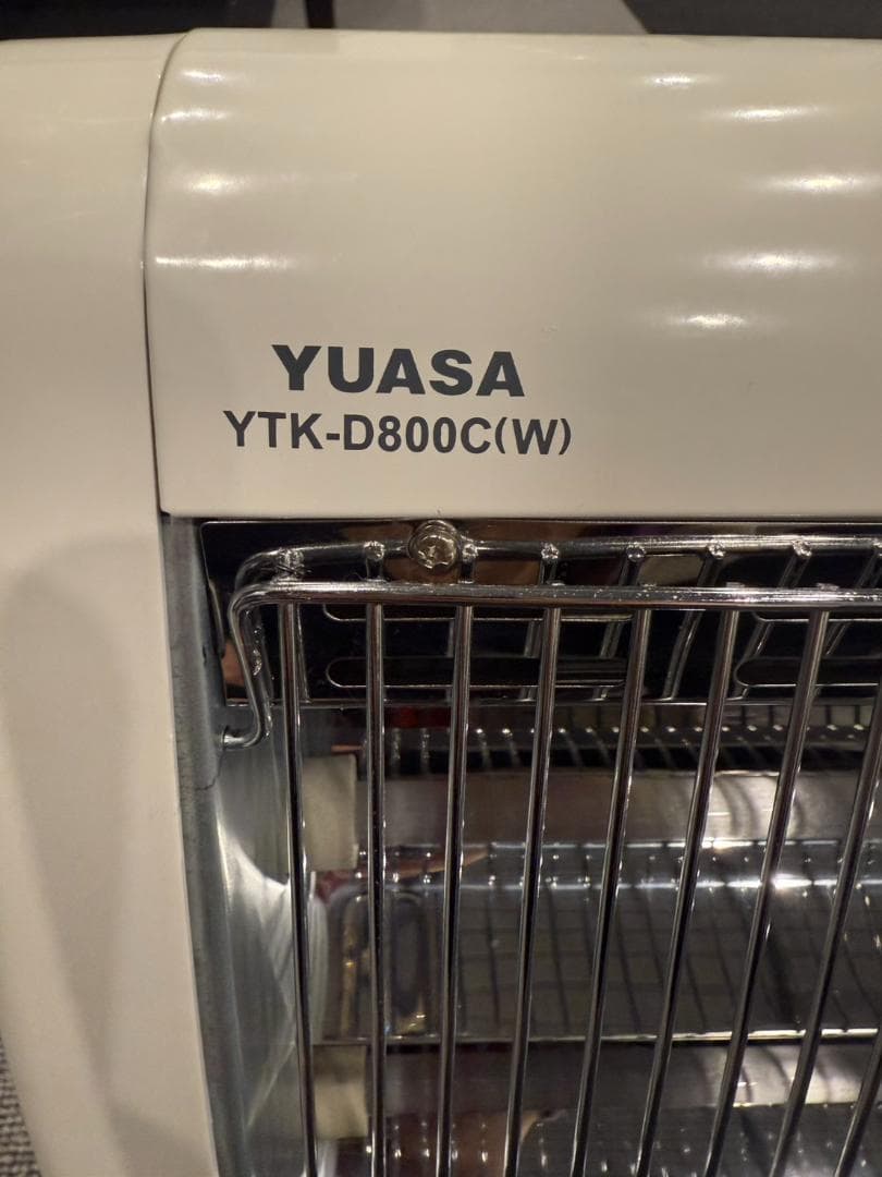 YUASA 電気ストーブ YTK-D800C(W)