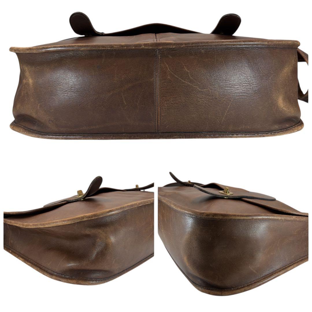 良品 オールドコーチ ビジネスバッグ ヴィンテージ ブラウン 5107 希少品