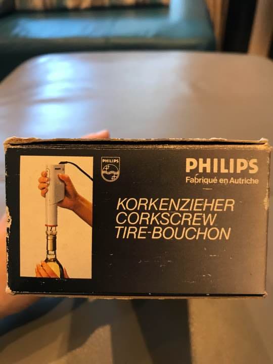 【ヴィンテージ】フィリップス 電動ワインオープナー
