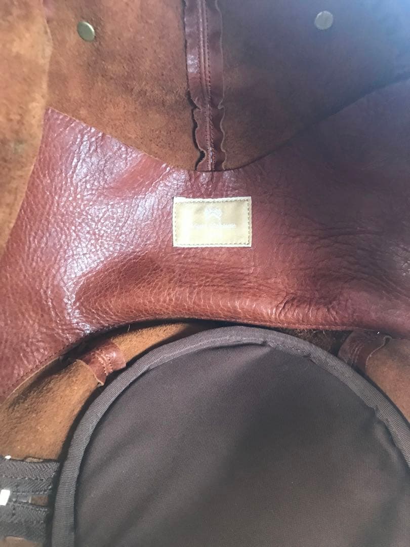 ナイジェルケーボン　ヘルメットバッグ　レザー