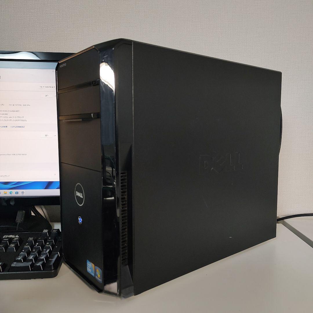 完動 Dell PC Core i5 & 24型モニター無線マウス付！