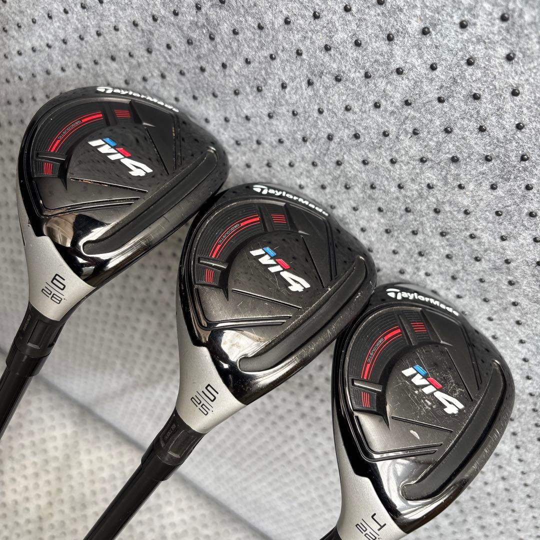 テーラーメードM4 U4.U5.U6の3本セット