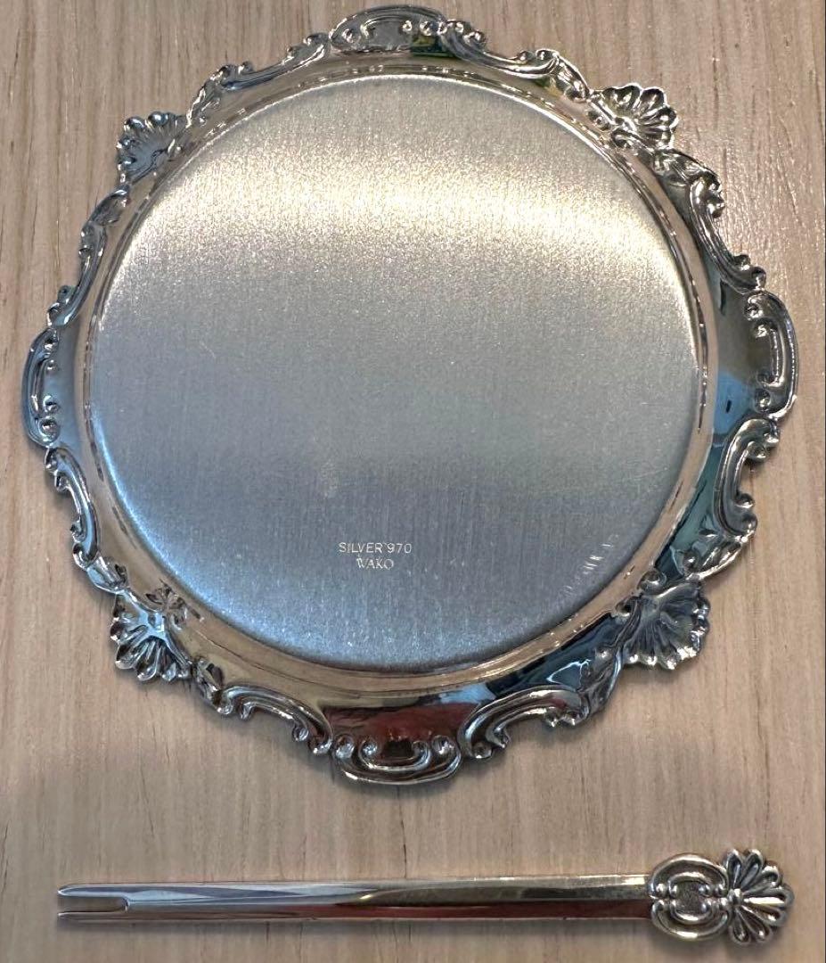 シルバープレートとピンフォークセット WAKO 和光 純銀