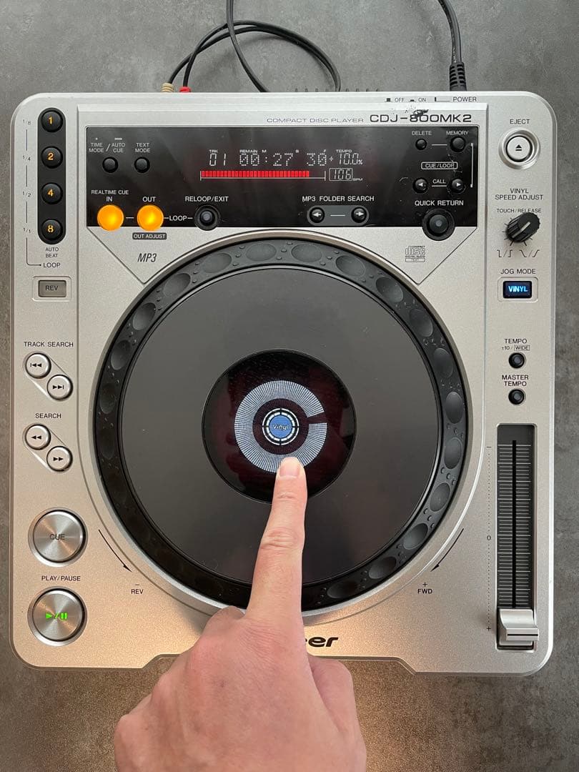 動作確認済　Pioneer CDJ-850MK2 シルバー