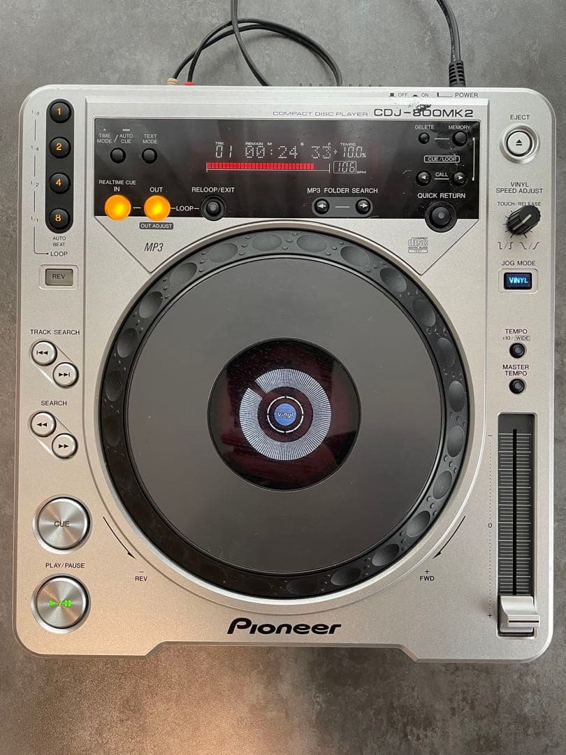 動作確認済　Pioneer CDJ-850MK2 シルバー
