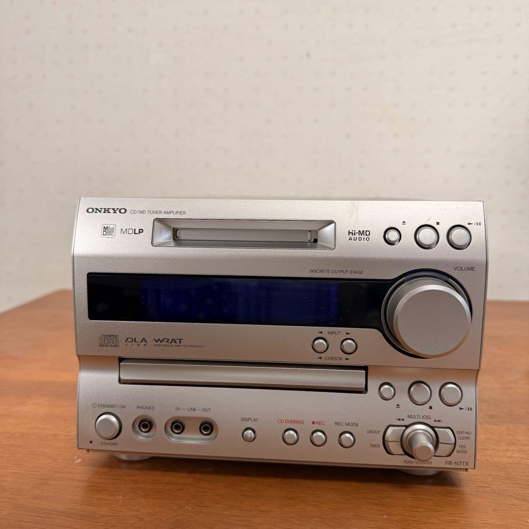 ● 良品 ONKYO オンキヨー CD MDコンポ FR-N7TX