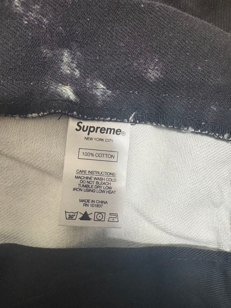 【新品・34】Supreme Eagle Double Knee Pant 黒