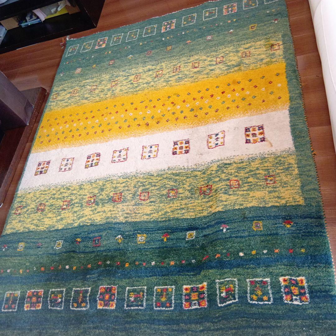 *まゆ様　ペルシャギャッベ 大塚家具購入 手織りラグ定価156600円