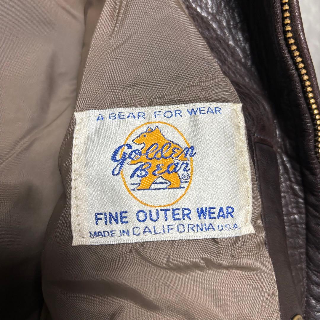 USA製 Gollden Bear ゴールデンベアー A-2 ホースレザー