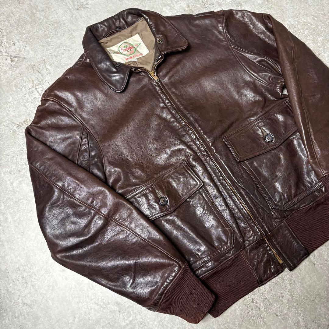 USA製 Gollden Bear ゴールデンベアー A-2 ホースレザー