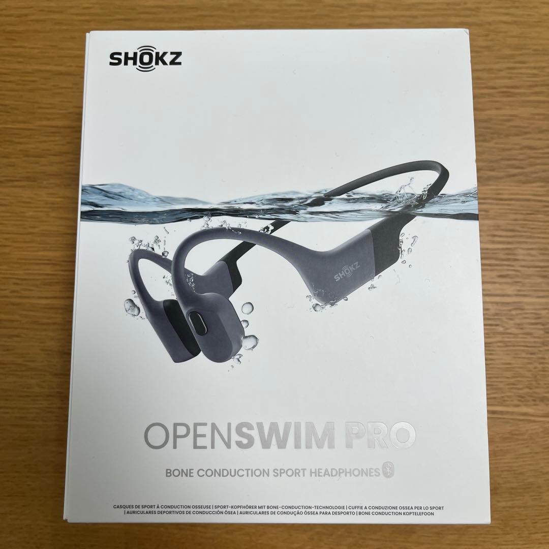 shokz ショックスOpenSwim Pro骨伝導イヤフォン　イヤホン