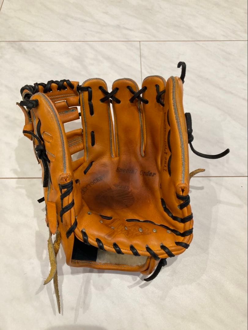 5*2様 スラッガー　グローブ　硬式　内野手用　オレンジ