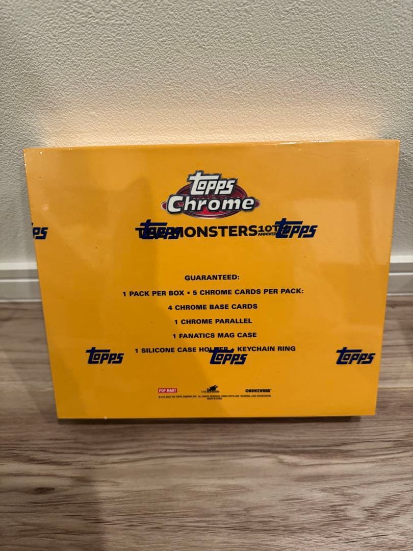 Topps Chrome 10周年記念ボックス ラブブ 1BOX 新品未開封