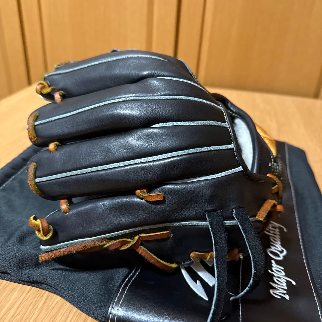 ミズノプロ　軟式グローブ 右投げ用 黒