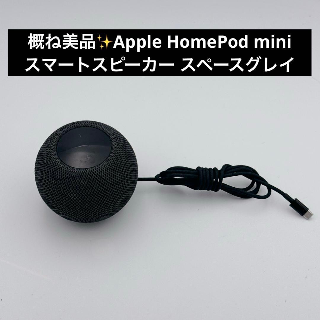概ね美品✨Apple Pod miniスマートスピーカー スペースグレイ