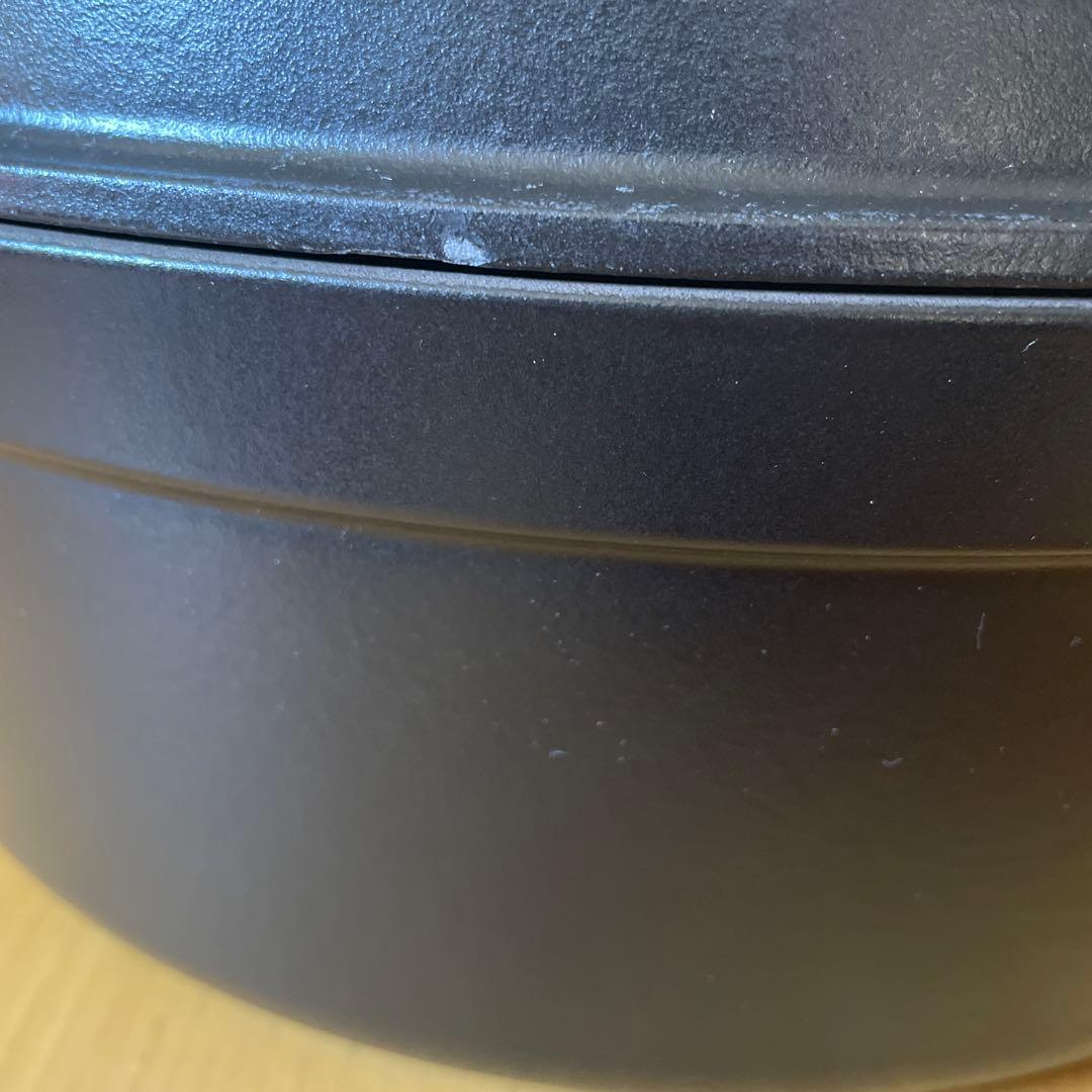 新品 ストウブ ピコ・ココット 31 cmオーバルブラック