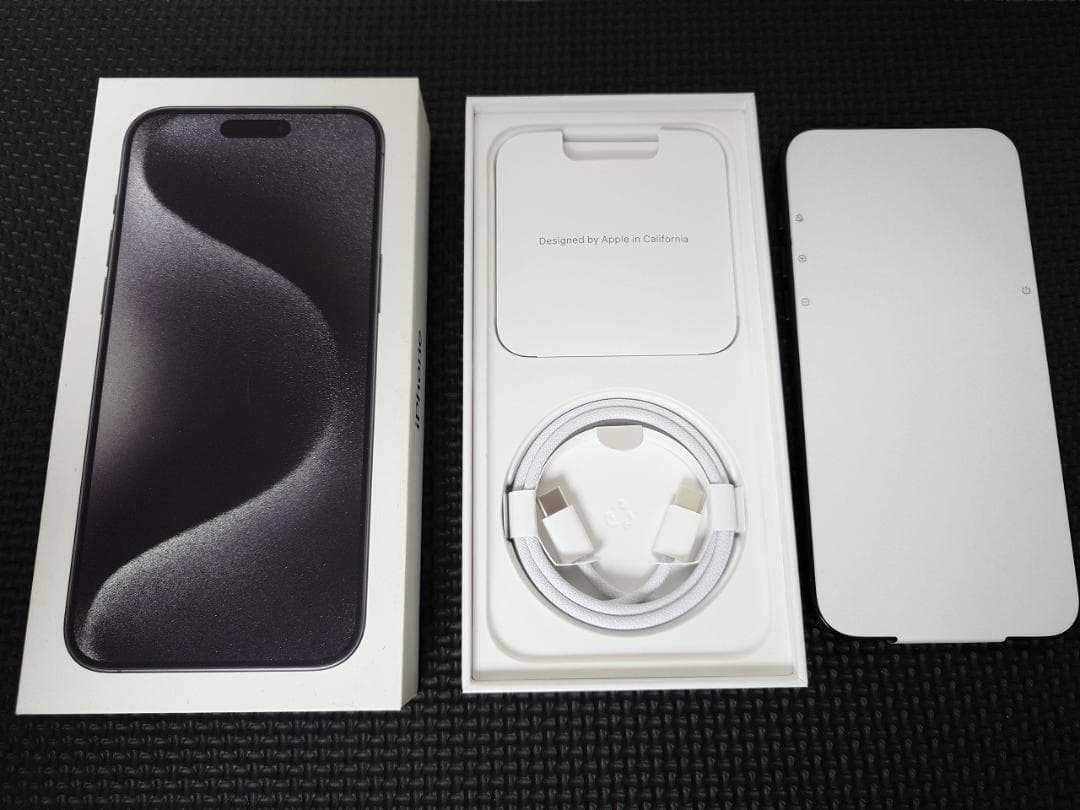 Apple iPhone15 ProMax ブラック 256GB 電池容量98%