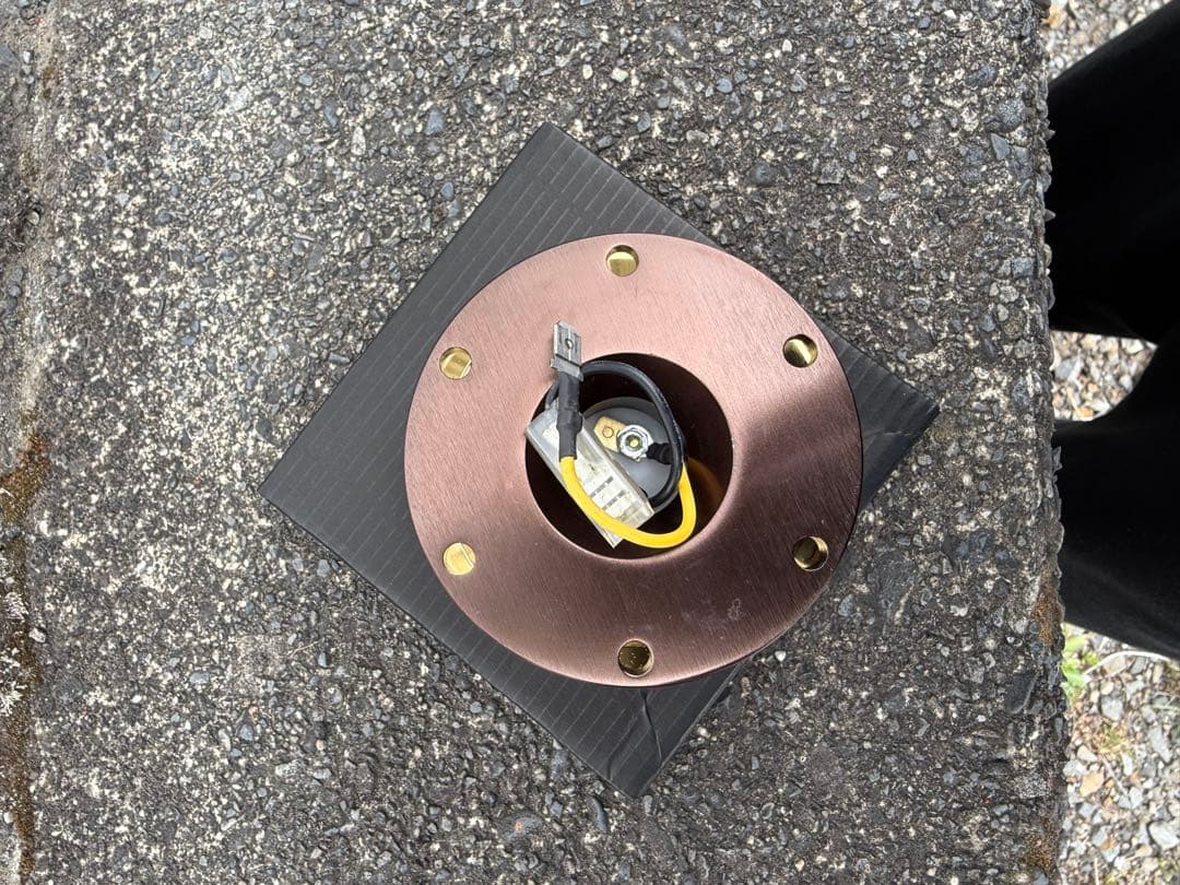 NRG ステアリングボス ゴールド/ブラウン