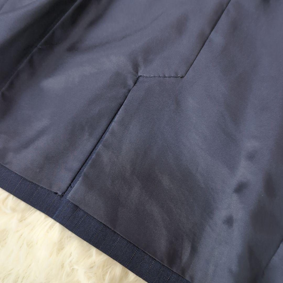 KASHIYAMA パンツスーツ 上下セット ウール100% ネイビー