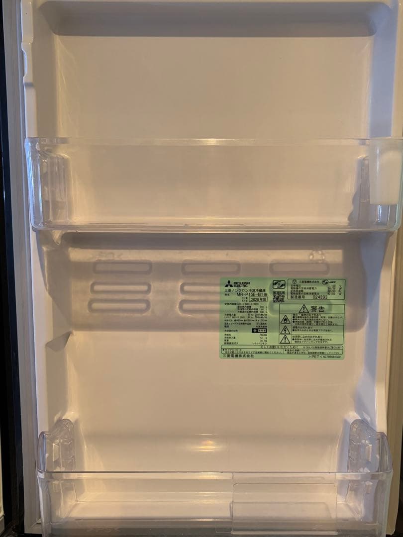 【ダンシャリ子】146L 三菱電機 単身用冷蔵庫 右開き