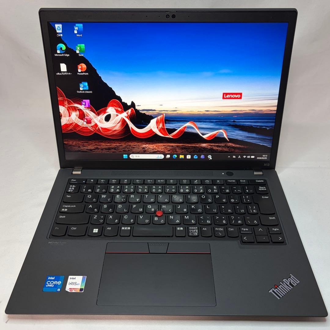 美品 ThinkPad X13 Gen2 11世代 i5 13.3型 WUXGA
