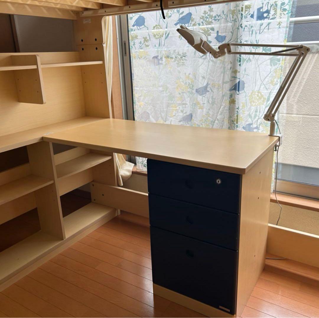 (金沢市近郊直接取引希望)コイズミ 学習デスク キッズコンポA ハイベッドデスク