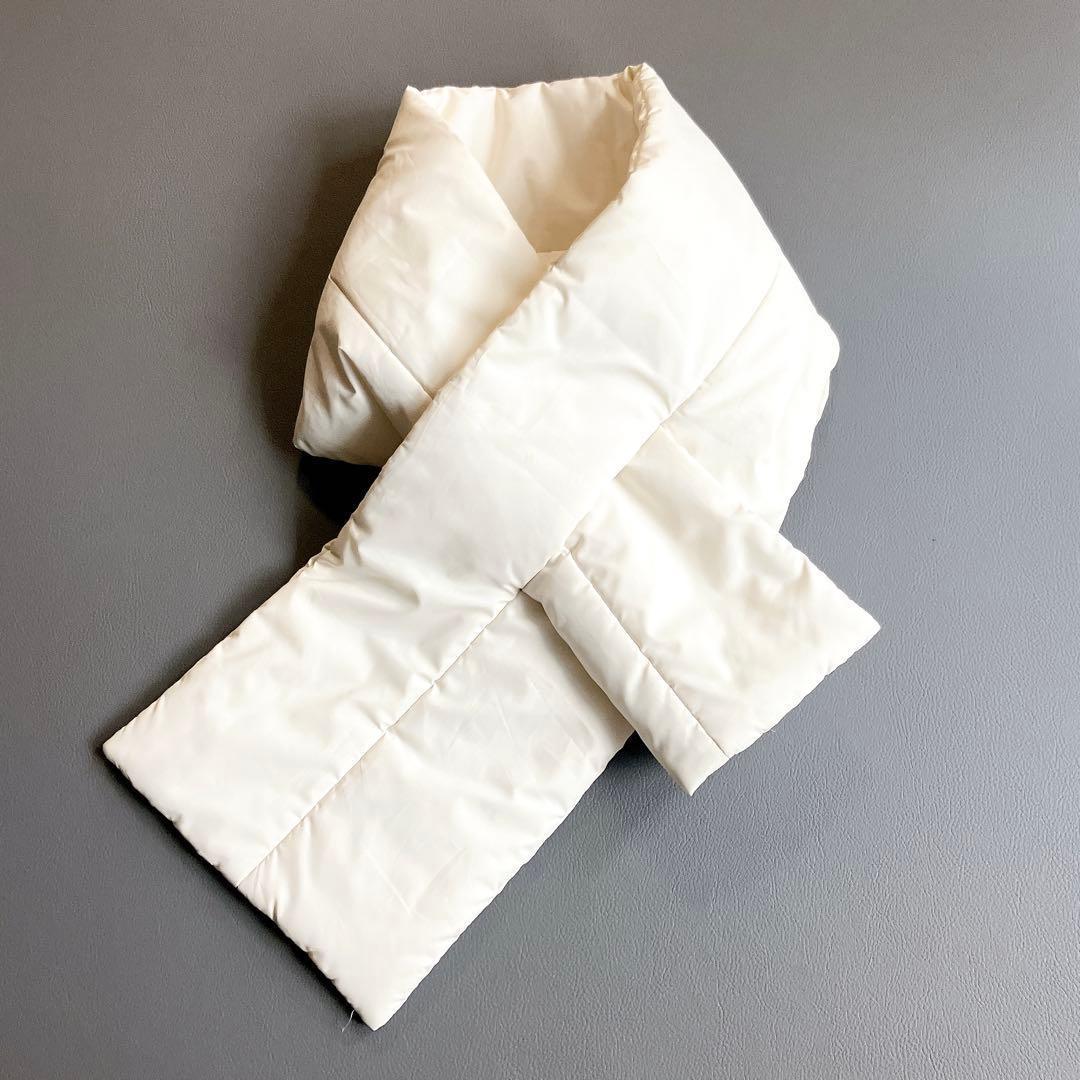 美品 エストネーション ウール切替 フレア中綿ダウンジャケット 異素材 ショール