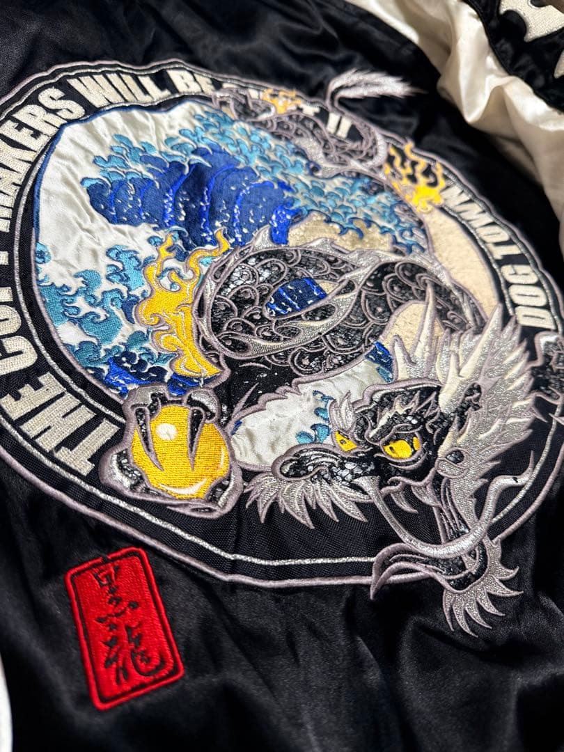 DOGTOWN 龍 日本限定版 スカジャン unisex サテン vintage