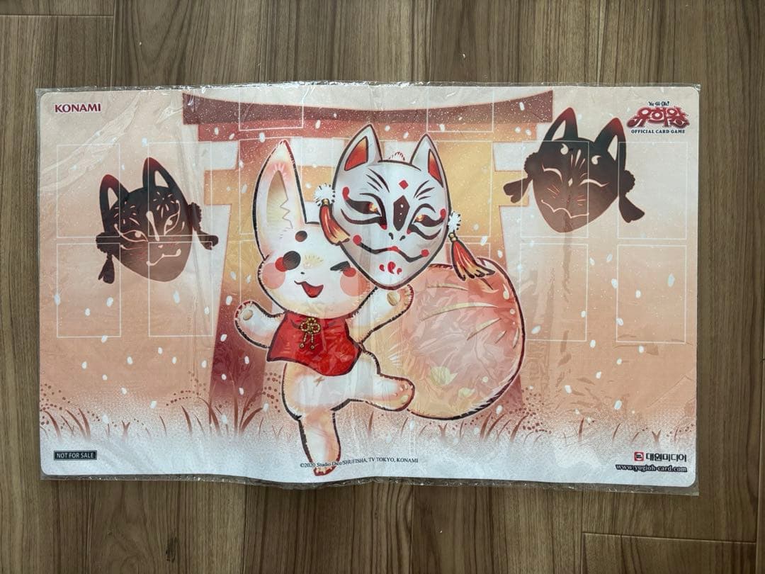 遊戯王　プレイマット　うかのみつねのたまゆら　韓国限定