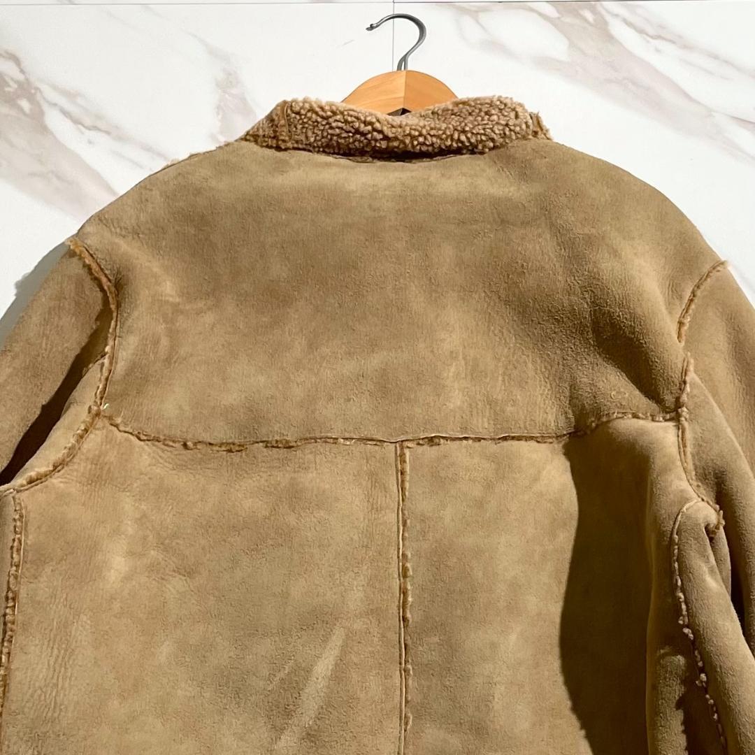 最高級　エルメネジルドゼニア　リアルムートン　シアリング　ジャケット　XL