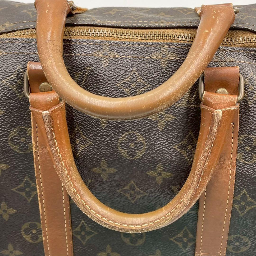 使用感あり　ルイヴィトン　モノグラム　ボストンバッグ　キーポル45 ブラウン