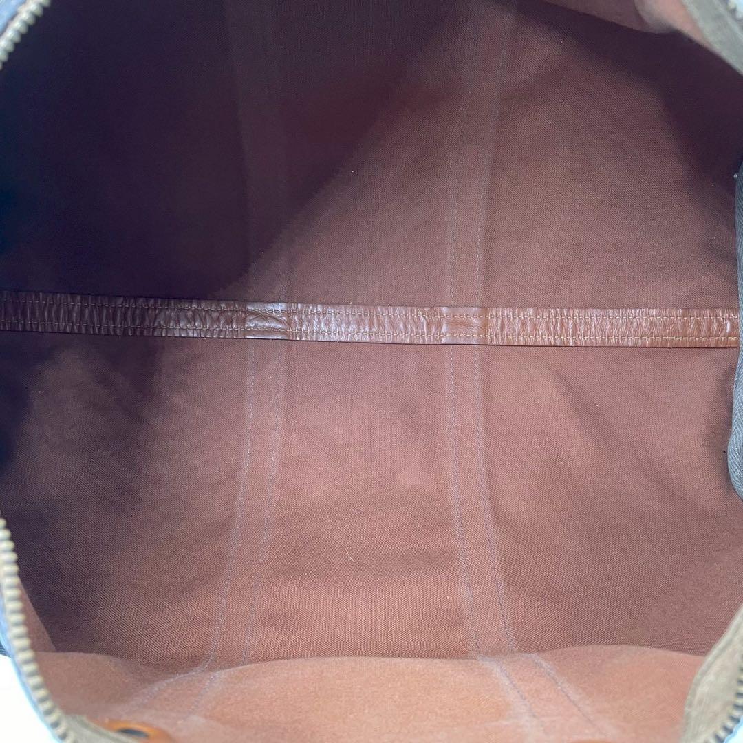 使用感あり　ルイヴィトン　モノグラム　ボストンバッグ　キーポル45 ブラウン