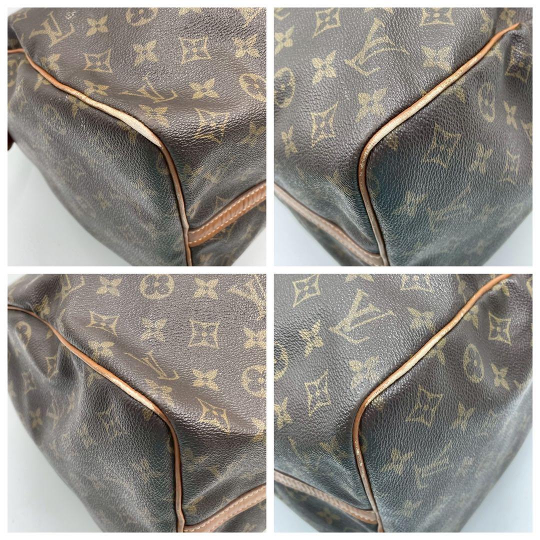 使用感あり　ルイヴィトン　モノグラム　ボストンバッグ　キーポル45 ブラウン