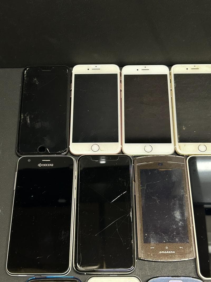 大量 携帯電話 スマホ スマートフォン iPhone 他 ジャンク 部品取り ②