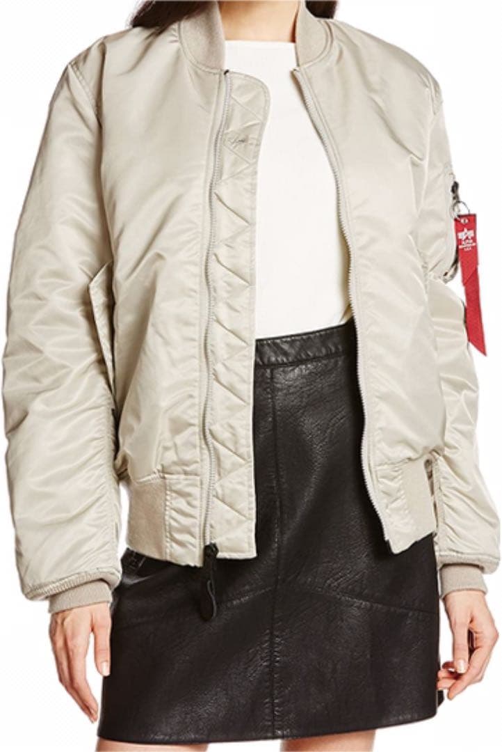 emoda ALPHA コラボ　MA-1 ナイロンジャケット　エモダ