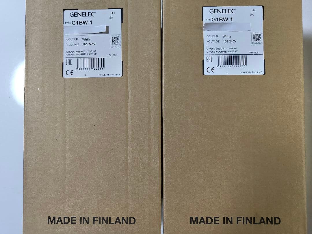GENELEC G ONE ホワイト スピーカー 白 ジェネレック ペア