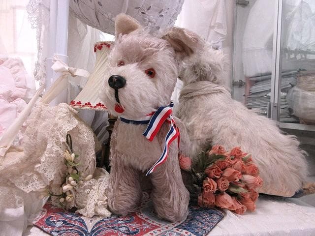 アンティーク　フランス　ドッグ　☆　アンティークベア