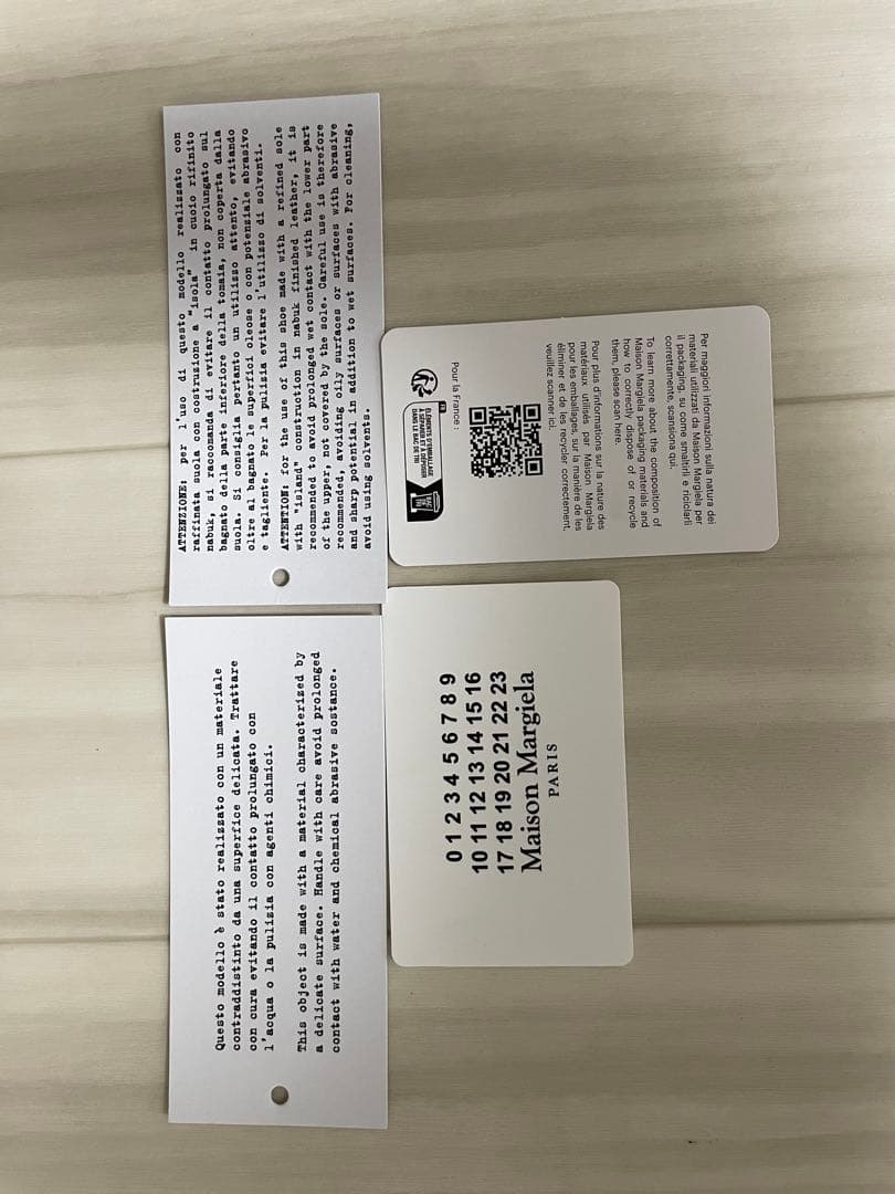 MM6 Maison Margiela ブラックバレエシューズ