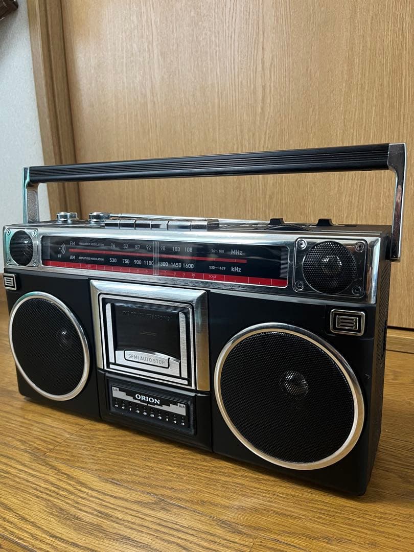 【レア】Orion scr-b5 レトロ　ラジカセ ラジオ インテリア